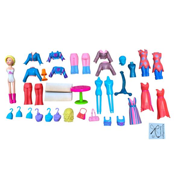 Polly Pocket Quik Clik House of Style Toy Lot - Picture 1 of 4